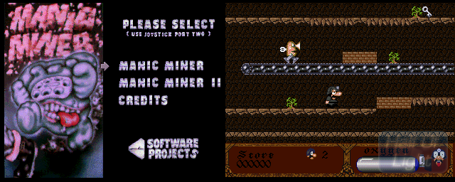 Manic Miner de Commodore Amiga PORTABLE