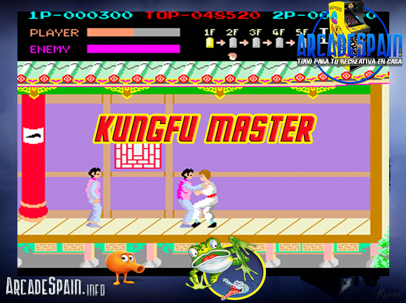 KungFu Master para recreativas PORTABLE