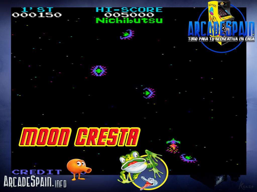 Moon Cresta para recreativas PORTABLE